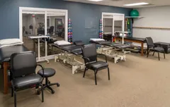 Inside Bluewater Orthopedics' equipment room
