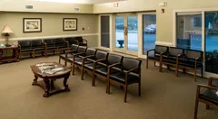 Bluewater Orthopedics' patient waiting lobby