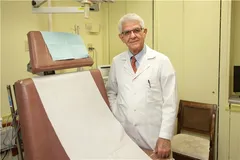 Dr. Bijan Safai, M.D. inside his practice suite located at 625 Park Ave, New York, NY, 10065.