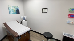 Patient room at Balanced Medical Solutions