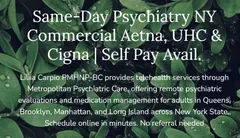 Liliia provides high-quality, evidence-based, and compassionate psychiatric care that empowers patients to achieve emotional stability, clarity, and improved quality of life.