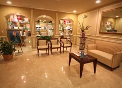 The waiting room for Dr. Levens.