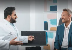 Dr. Sharma and patient