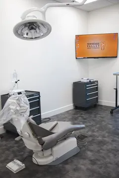 Inside a dental suite at Tennessee Valley Oral Surgery.