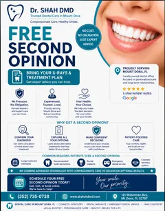 Dr. Shah DMD is a privately owned dental office in Mount Dora, FL where patient centered approach is the core value of the practice. Our highly skilled providers and well experienced friendly staff are eager to welcome you.