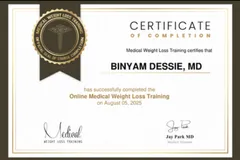 Dr. Dessie Medical Weight Loss Training Certificate