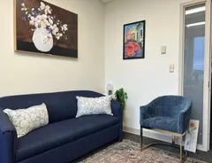 Inside view of a patient room.