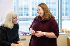 Dr. Allison Hockman with a patient at Complete Concierge Care