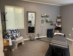 Inside view of a patient room with Dr. Thompson at On Point Health