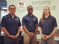 Dr. Lowell Faison supporting Team USA as a medical professional
