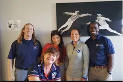 Dr. Lowell Faison and other Olympic representatives & participants