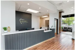 Front office patient check in at Galleria Dental