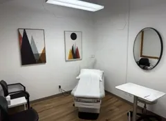 Inside view of a patient room at River Family Health