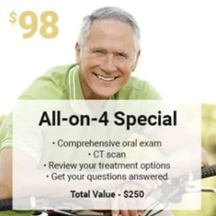 Enjoy an improved quality of life with All-on-4 New Teeth in One Day!