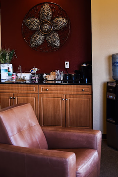 Our spacious office is located on the second floor and offers views of both the Table Mountain area to the west and the Denver skyline.