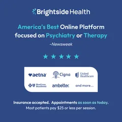Newsweek agrees, we are the best online platform for psychiatry or therapy.