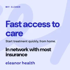 Fast access to care. Start treatment quickly, from home.