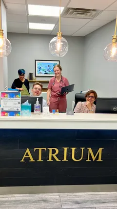 The team members at Atrium Medical Primary Care love taking care of patients