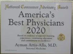 Rated one of America's Best Physicians!