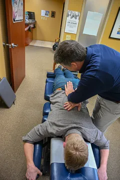 Dr. Gray and his patient