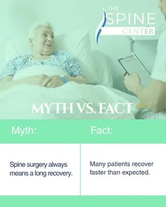 When it comes to spine health, there is a lot of misinformation out there.

We're here to separate fact from fiction so you can make informed decisions about your care.