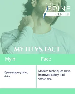 When it comes to spine health, there is a lot of misinformation out there.

We're here to separate fact from fiction so you can make informed decisions about your care.