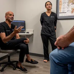 Dr. Sethuraman, Patient Room.