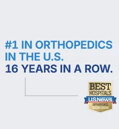 Hospital for Special Surgery is the #1 ranked hospital in the nation for orthopaedics by U.S. News & World Report. Every surgeon, doctor, scientist, nurse, and therapist is a specialist in caring for orthopaedic patients.