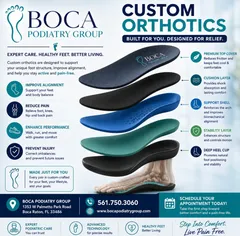 Boca Podiatry Group Custom Orthotics