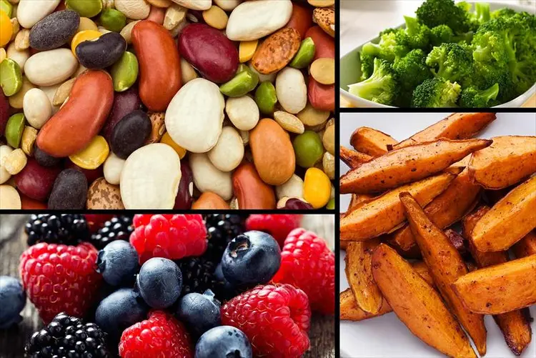photo of food with good carbs