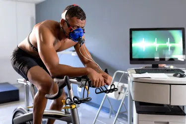 A VO2 max test measures how much oxygen you breathe in during exercise. The more oxygen you can breathe in, the harder your muscles can work. (Photo credit: Wavebreakmedia Ltd/Dreamstime)