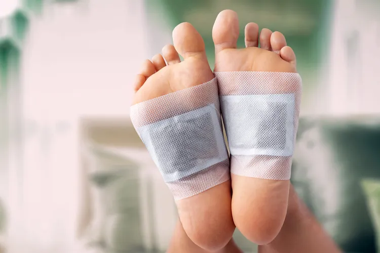 photo of detoxifying foot pads
