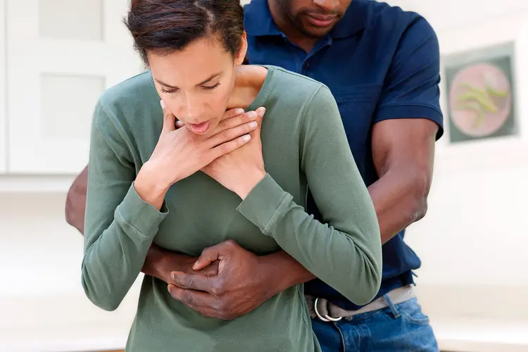 photo of Heimlich maneuver