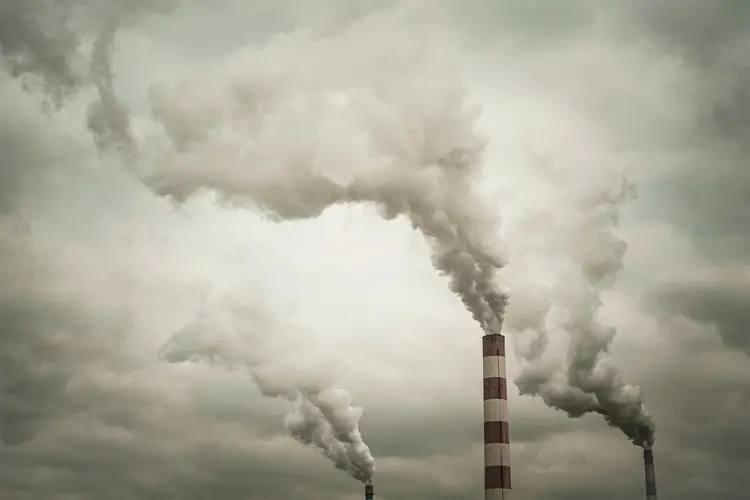 photo of  Smoke Stacks billowing smoke 