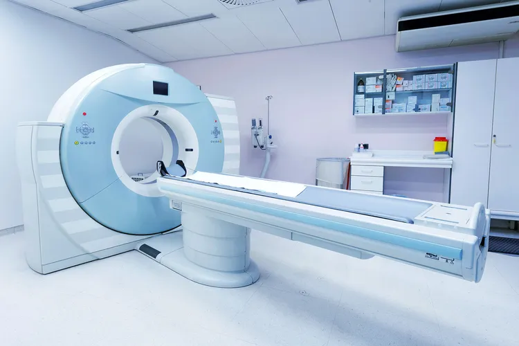 photo of CT scan machine