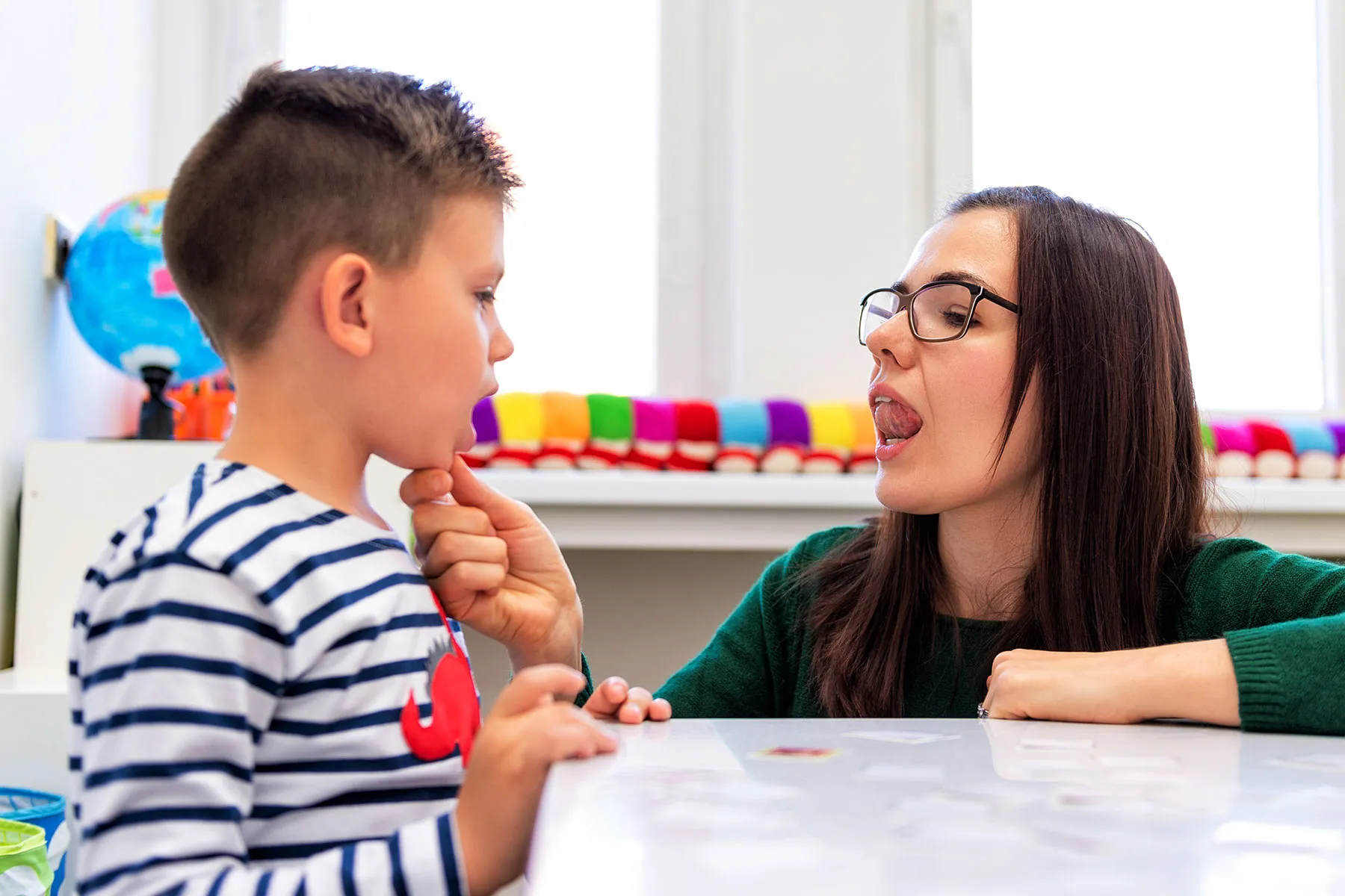 photo of speech therapy