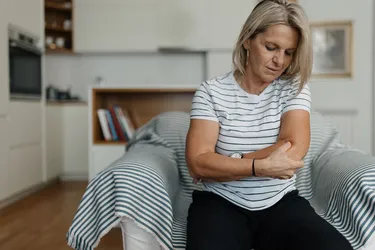 Doctors are unsure of what causes fibromyalgia, which is characterized by chronic widespread pain, fatigue and sleep and mood issues. (Photo credit: E+/Getty Images)