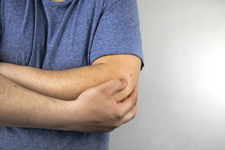 photo of elbow pain