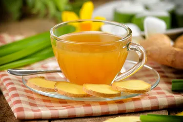 Many people use lemon ginger tea to relieve nausea related to chemotherapy, pregnancy, or other ailments. Photo credit: Wanida Larkjitr/Dreamstime 