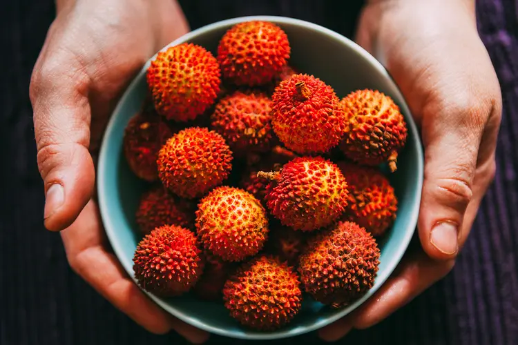 photo of lychee fruit