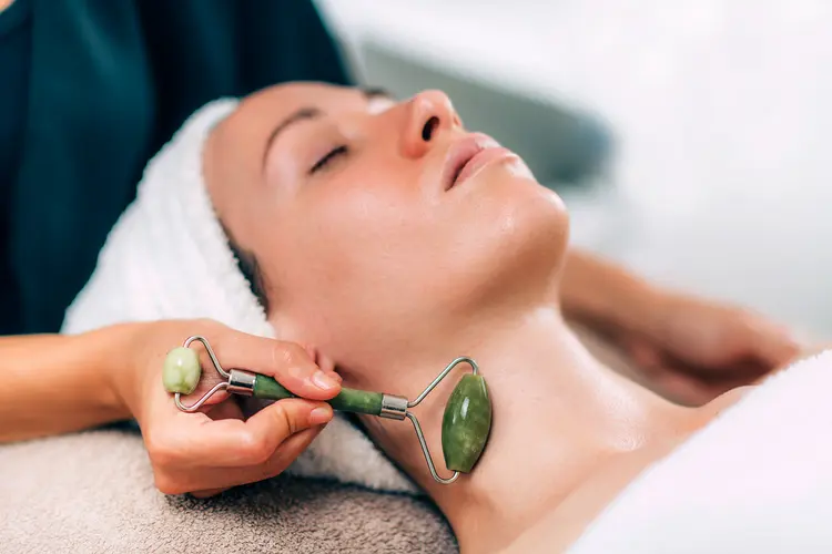 photo of lymph drainage massage