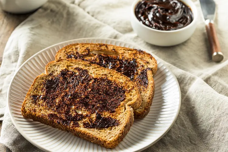 photo of marmite toast