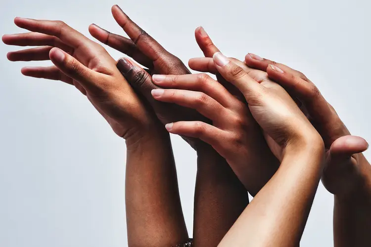 photo of different skin tones