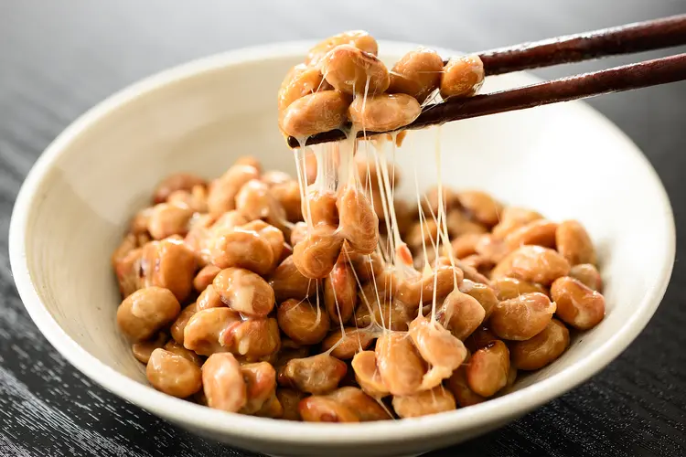 photo of Natto. Japanese food.