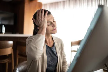 If you have polymyalgia rheumatica and develop new, lingering, or unusual headaches, contact your doctor. These are symptoms of temporal arteritis, which can develop in people with PMR. (Photo credit: E+/Getty Images)