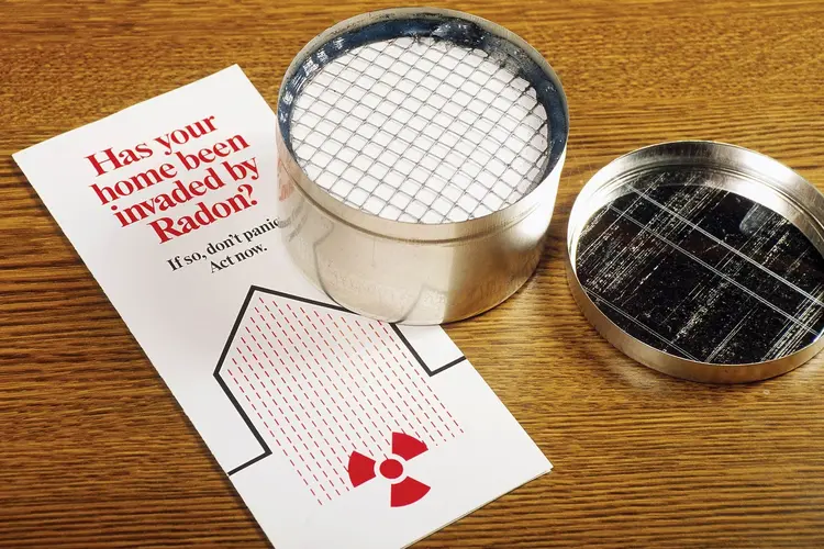 photo of radon test kit