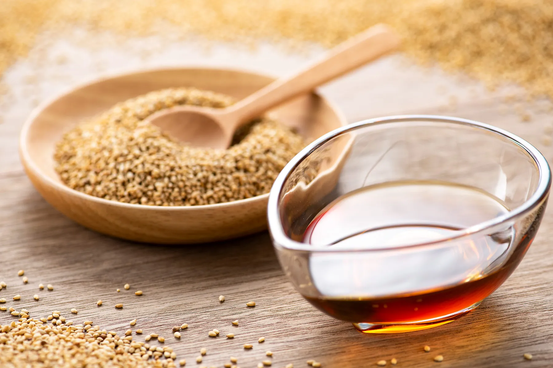 photo of sesame oil