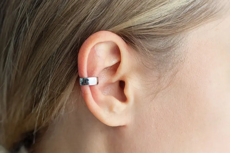 photo of conch piercing