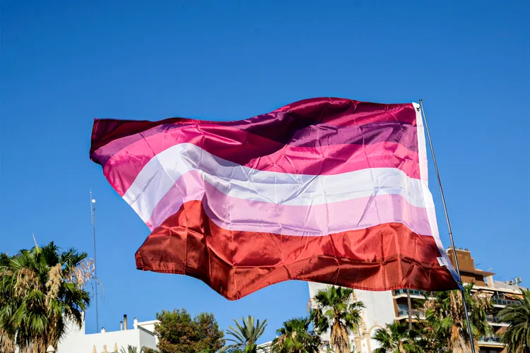 photo of Lesbian Flag