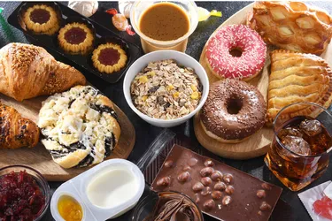 Refined, highly processed carbohydrates and sugary sweets can spike your blood glucose. For better health, try to eat less of these foods. (Credit: Credit: iStock/Getty Images) 